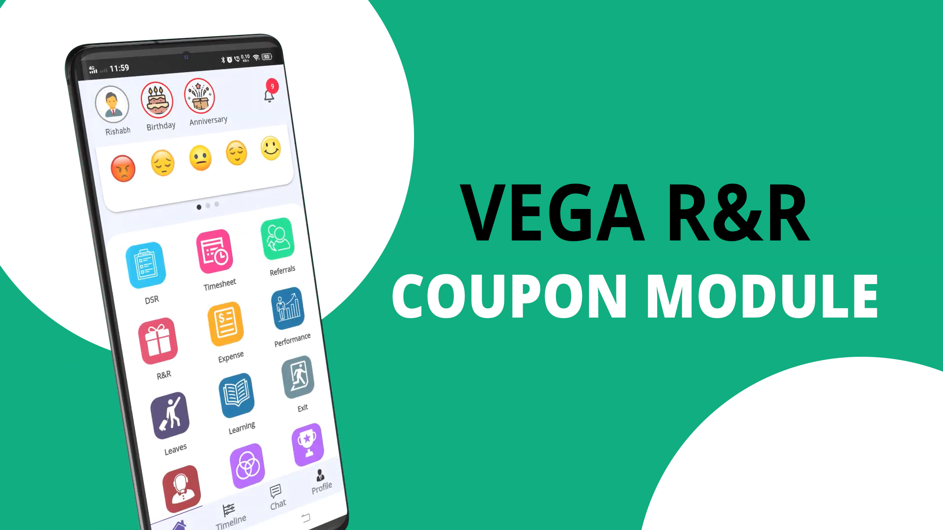 Vega R&R Coupon Module | Teaser